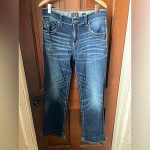 Buckle Black men's 36L straight leg jeans